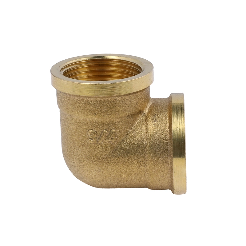 High Quality Forged NPT or Bst Thread OEM Brass Elbow Pipe Fitting 90 Degrees Elbow Fitting Plumbing