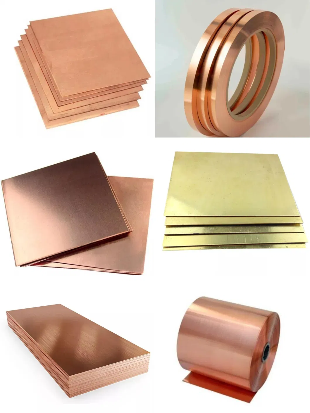 Copper Sheet/Plate/ Pipe/Tube Factory Price Seamless Copper Tube Air Conditioner and Refrigeration Equipment