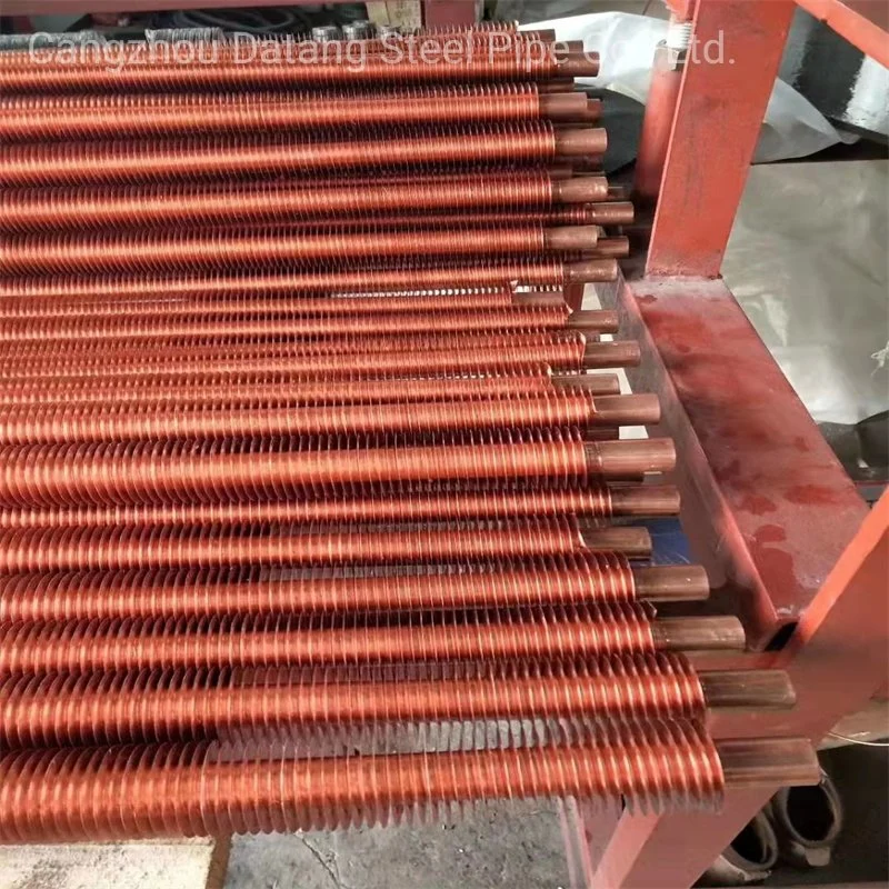 OEM Service Stainless Steel Copper Serrated Fin/Finned Tube for Heat Exchanger/Dehumidifier/Air Compressor