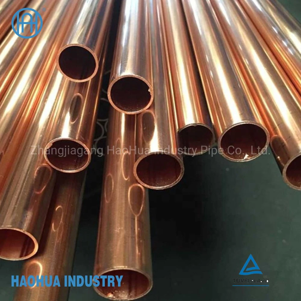 Round Shape Straight Copper Alloy Tube Seamless Tube