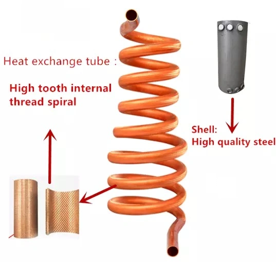 High Efficiency Tube for Shell Exchanger/ Air Conditioner Heat Exchangers/Copper Fin Tube and Potable Water Heat Exchanger