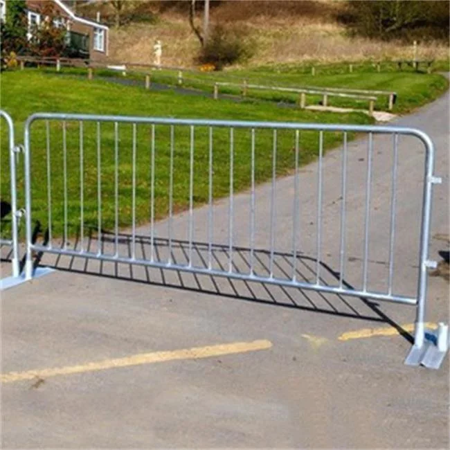 5 Feet Heavy Duty Galvanized Steel Barrier Interlocking Crowd Control Barricade with