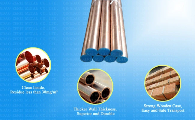 Hard Drawn Type L Degreased Copper Pipe Tubing for Medical Gas