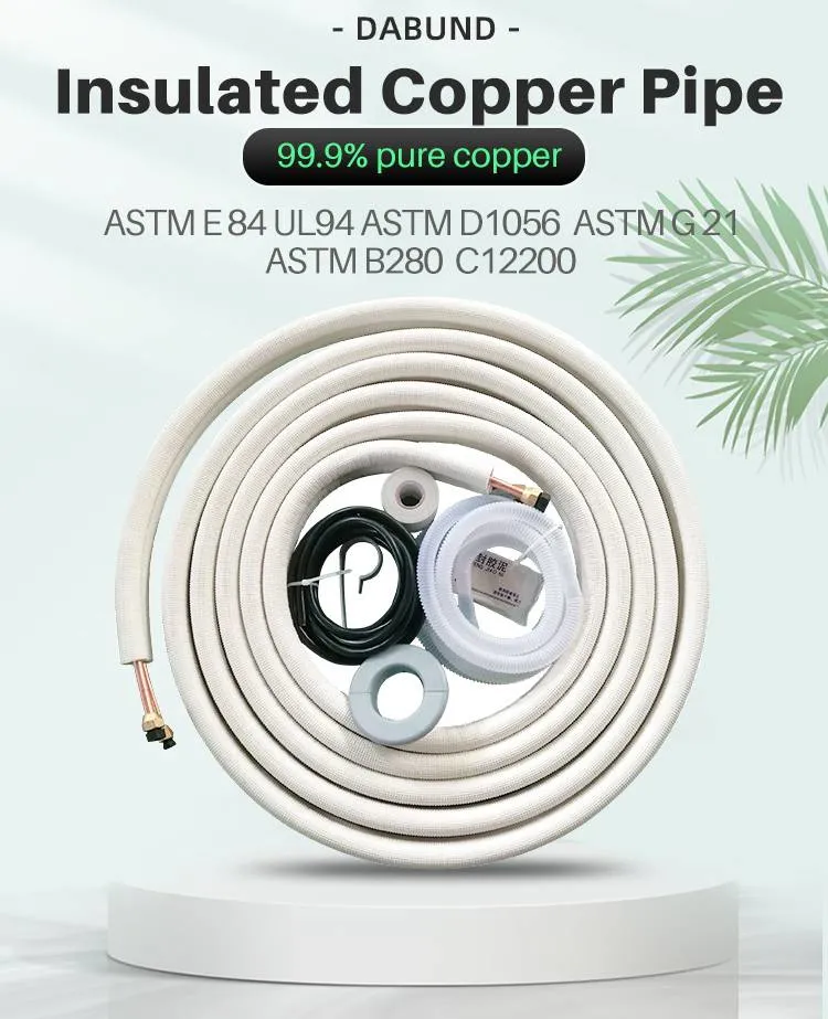 15FT Air Conditioning Insulated Copper Tubing Pipe