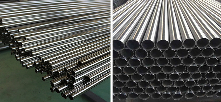 Stainless Steel Outer Threaded Tube A554 Twisted Spiral Inox 304 316 SUS Corrugated Stainless Steel Tubing