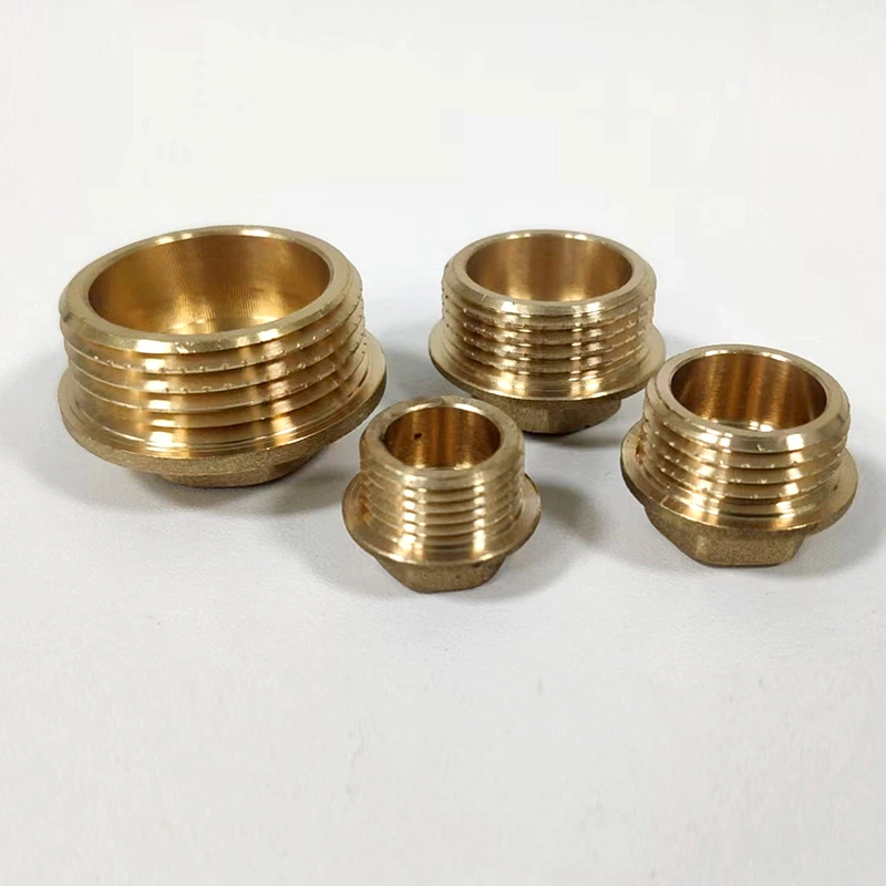 China Brass Male Welding Connector Hexagon Nipple Pex Tube Fititngs