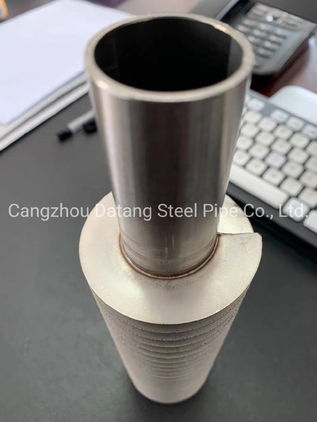 Finned Copper Tubing for Oil Cooler in Machinery Extruded Fin Tube Heat Exchange Condenser Pipe Soldering The Strip and Tube