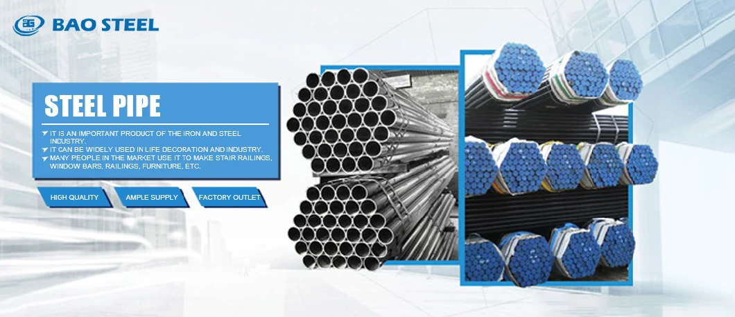 Carbon/Aluminum/Galvanized Tube Seamless or Welded Round/Square/Rectangular/Hex/Oval Pipe/Black/Oil/Alloy/Square/Round/Precision Tube