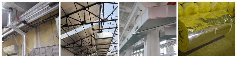 Perforated Heavy Duty Aluminum Foil Paper as HVAC Tube Insulation in China Factory