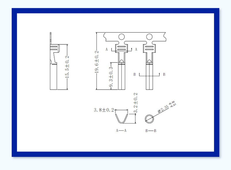 Premium Round Tube Terminals Crimp Copper Tube Connector Assortment