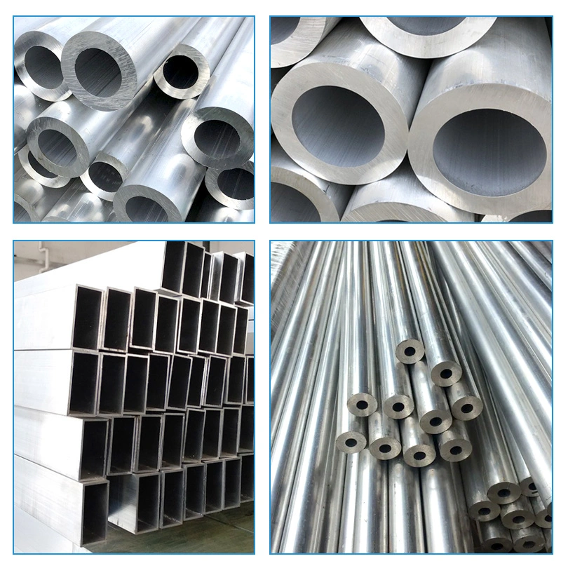 Customized Color Gold Aluminium 6061 6063 7075 Anodized Aluminum Pipes and Seamless Tubes Extruded Hollow Manufacturer