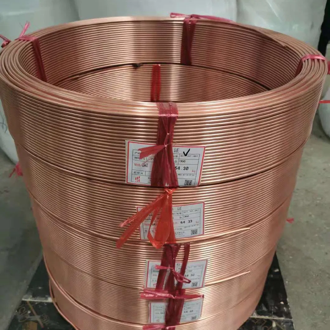 C11000 C12200 ASTM B8 B280 99.9% AC 1/4 C70600 C71500 Copper Tube/Brass/Seamless Soft/Straight/Copper Coil Pipe for Air Conditioner