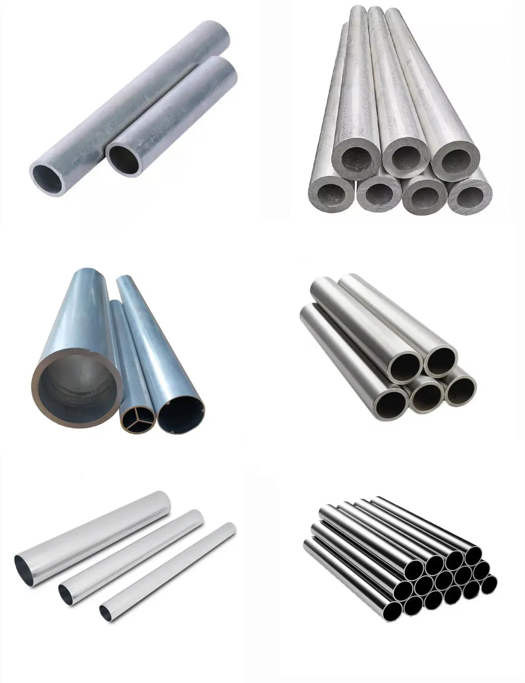 7075 T6 Large Diameter Round Hollow Anodized Aluminum Alloy Tubes in Stock