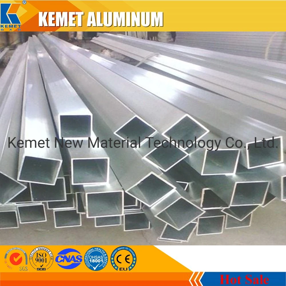 1X1&quot; 25.4X25.4mm 6063 6061 7075 Aluminium Square Tubing for Construction