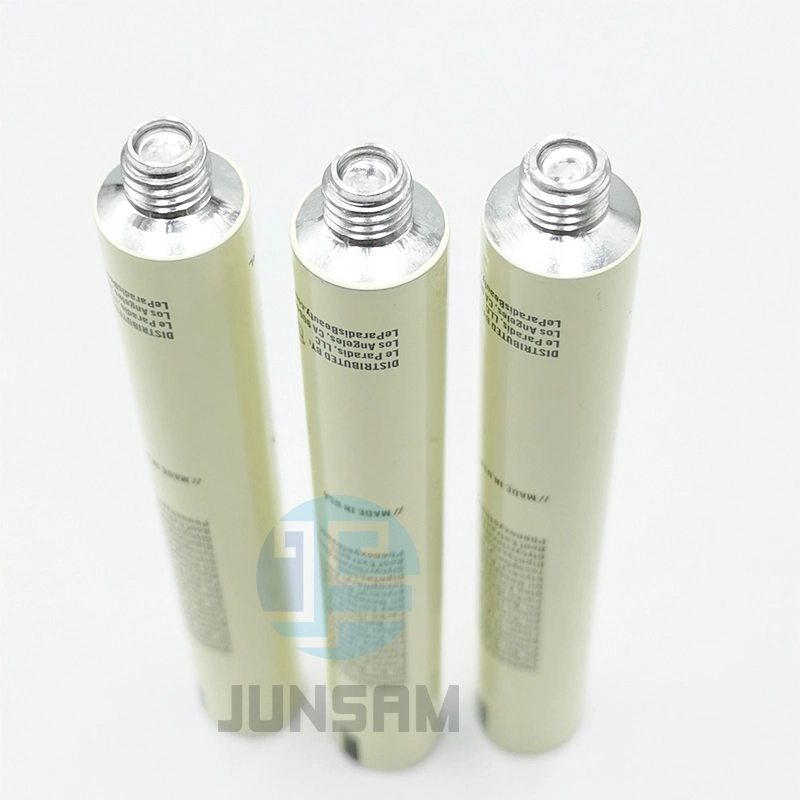 2024 Manufacturer D16mm Aluminum Soft Tube Lip Balm Tube with Cylinder Cap