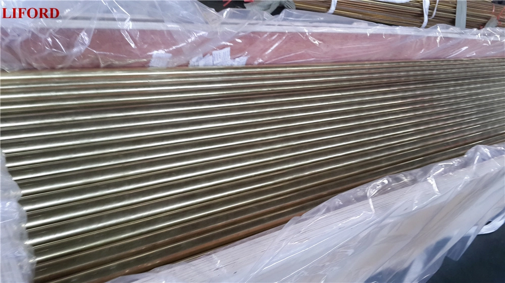 ASTM Customized Seamless C2680 Round Square Admiralty Brass Tube