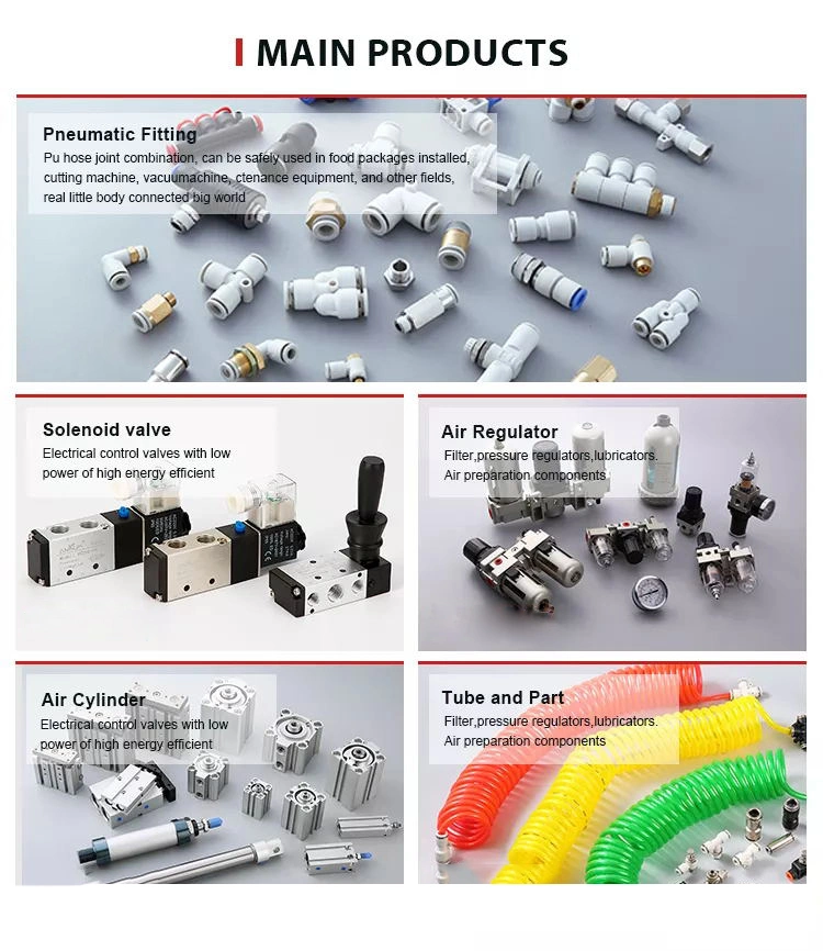 Pg10-6 Straight One Touch Joint All Copper Nickel-Plated Connector One Touch Tube Fitting