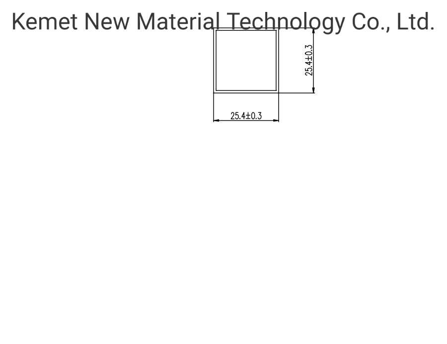 1X1&quot; 25.4X25.4mm 6063 6061 7075 Aluminium Square Tubing for Construction