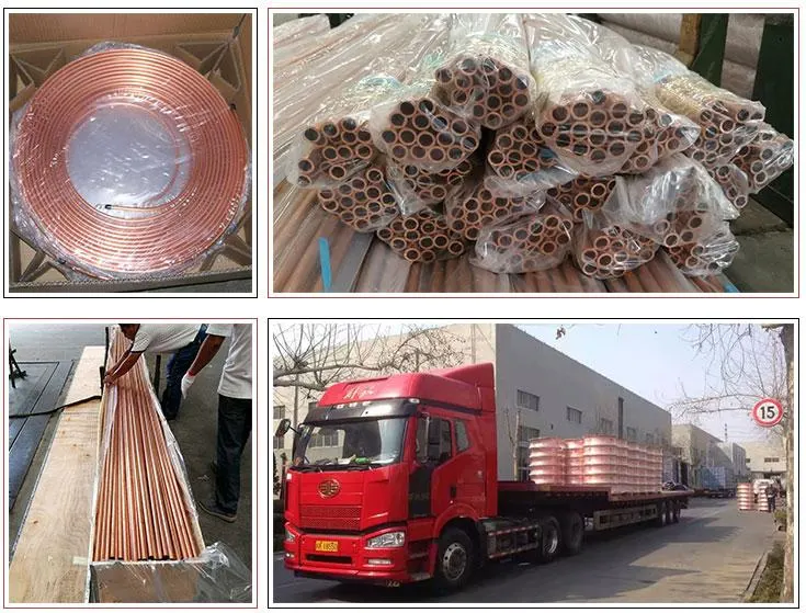 C26000 Air Conditioner Copper Pipe with Metal Brass Tube Fitting Soft Copper Pancake Coil