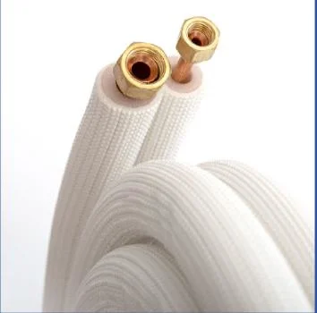 1/4 3/8 Foam Insulation Copper Pipe PVC Coated Insulated Copper Tube Coil