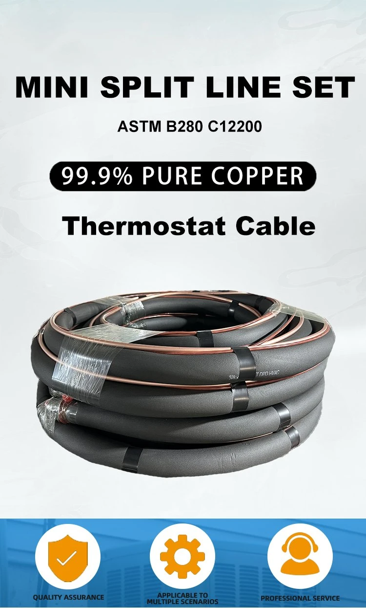 Rubber Insulated Copper Tubing for Air Conditioning