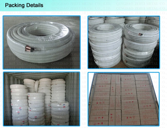 30 Mtr Insulated Pair Coil Copper Tube with Flame Retardant Insulation Pipe