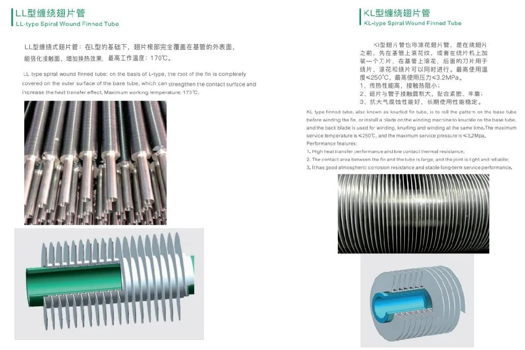 Aluminum Fins Extruded ASTM B-359 Finned Tube Serrated Condenser Kl G Type Fin Tube Tubo Aleteado Copper Finned Tube