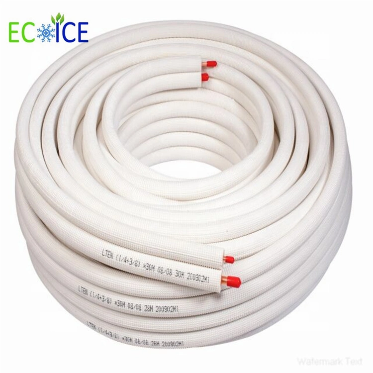 HVAC Capillary Copper Tube Roll Residential Refrigeration Air Conditioner PE Insulated Copper Tube