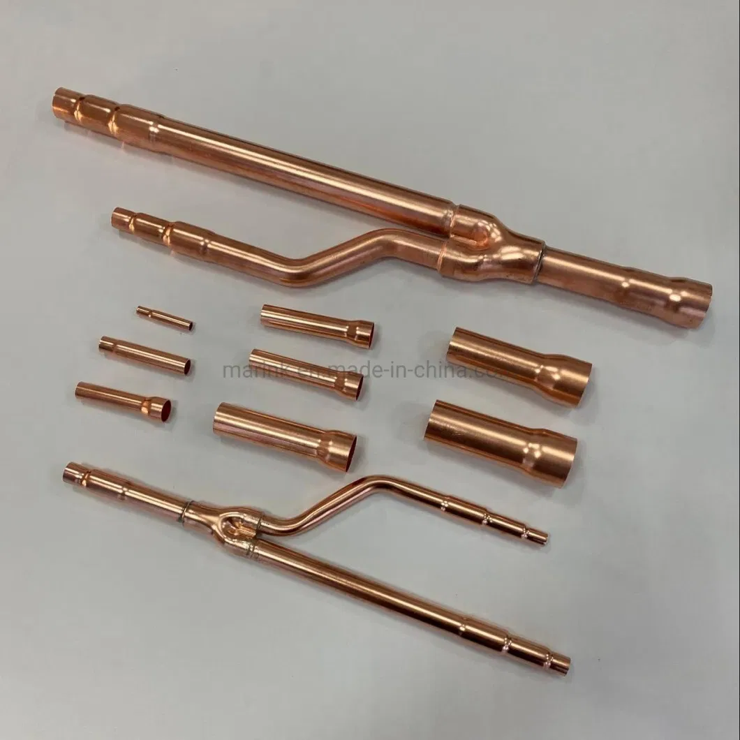 Vrf Installation Refrigeration Part Isolator Air Conditioner Branch Joint Pancake Copper Tube Pipe 60%off