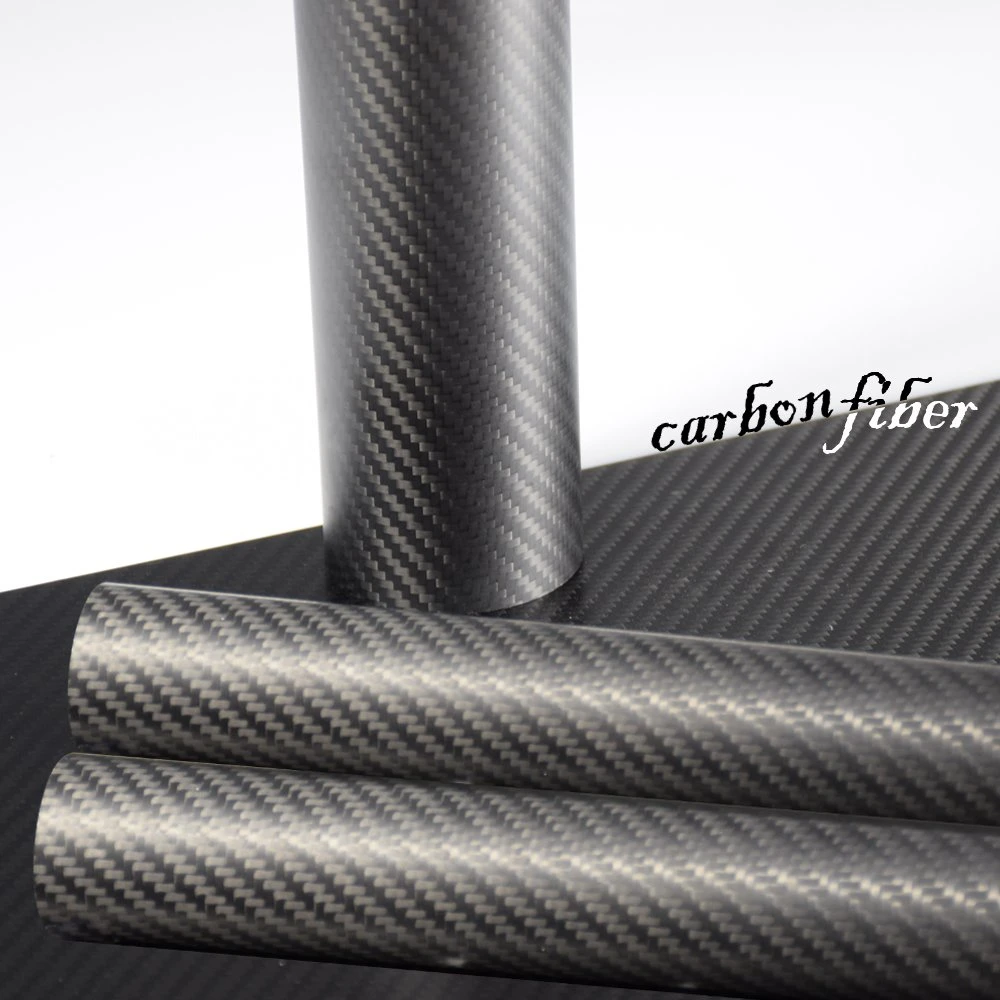 Light 3K Carbon Fiber Tube 1mm 40mm Drone CNC Cfrp Carbon Fiber Tubing