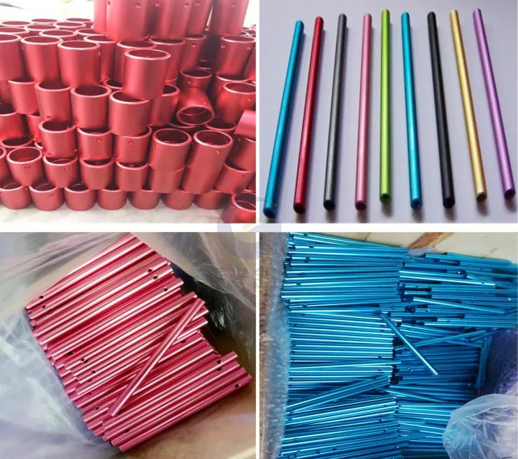 Customized Color Gold Aluminium 6061 6063 7075 Anodized Aluminum Pipes and Seamless Tubes Extruded Hollow Manufacturer