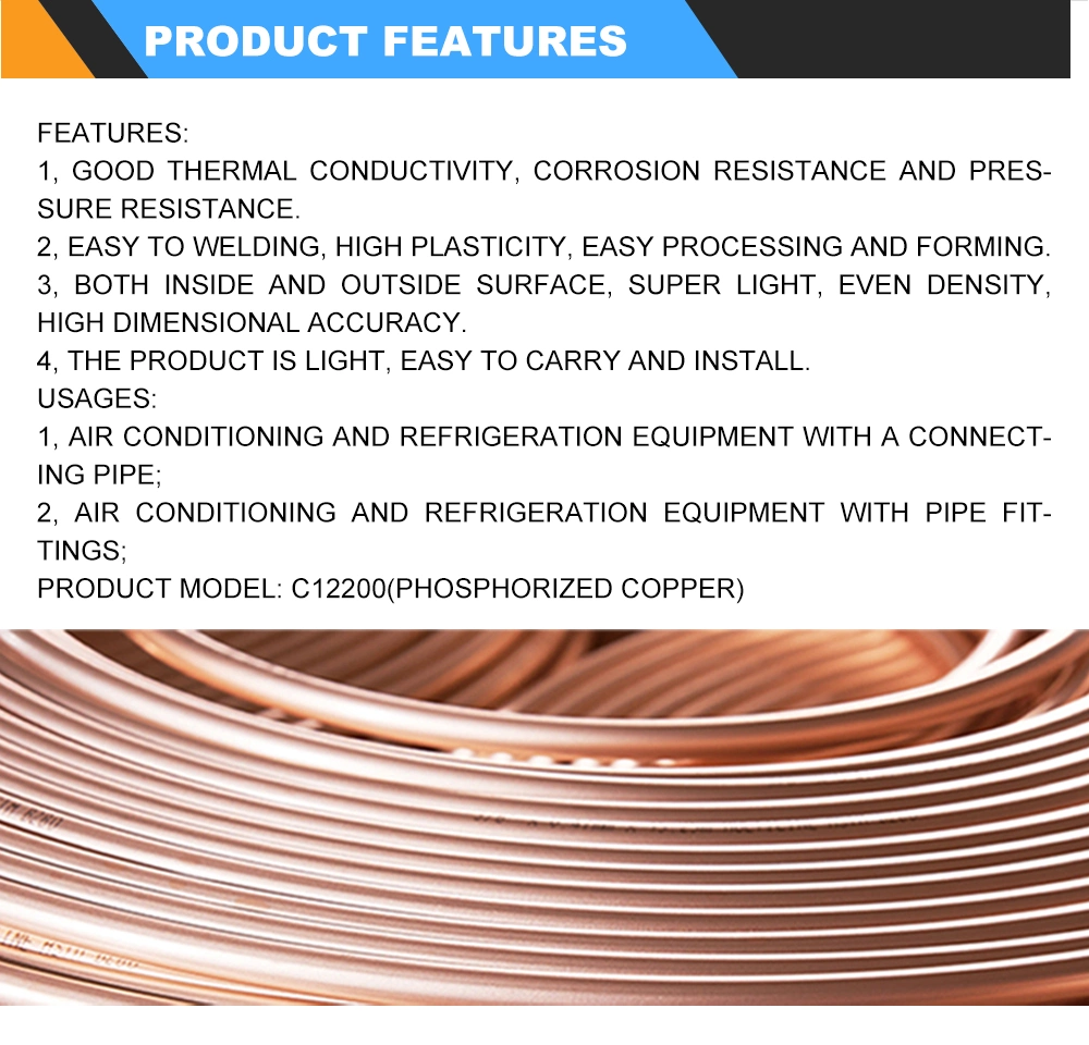 Pancake Coil Very Widely Usded Copper Tube Pipe