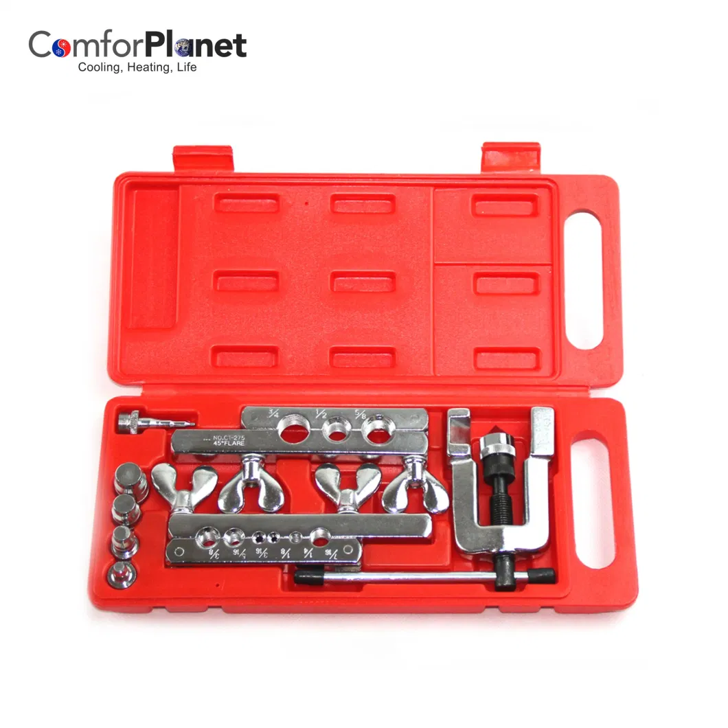 CT-275 Flaring Tool for Refrigeration Copper Pipe Flaring and Swaging Tool Kit