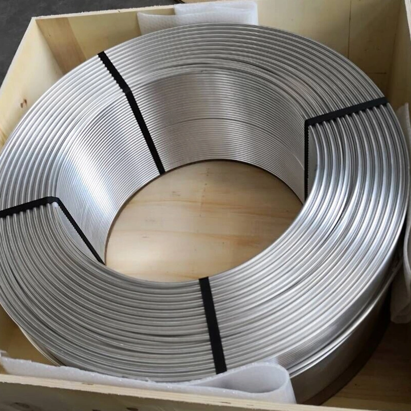 Aluminum Inner Grooved Hot DIP Galvanized Round Welded Cold Drawn Coiled Tubing