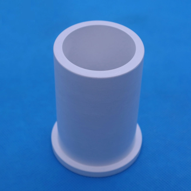 China Factory Industrial Nonporous Custom High Purity Temperature Refractory Wear Resistant Sintered Threaded Aluminum Oxide Al2O3 Alumina Ceramic Tube