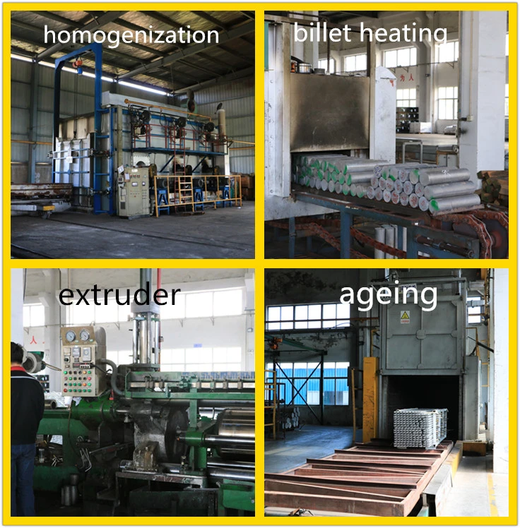 Aluminium Alloy Extrusion Rectangle Hex Tube Custom Produced