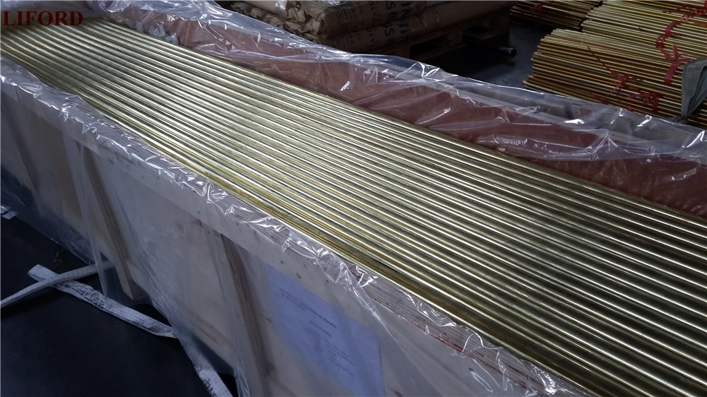 ASTM Customized Seamless C2680 Round Square Admiralty Brass Tube