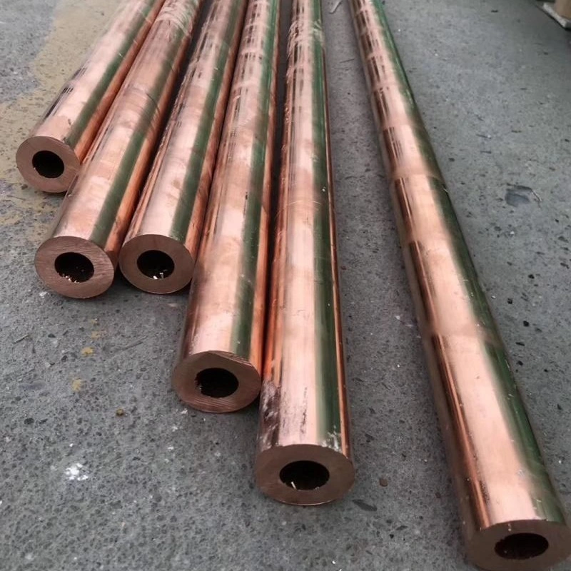 C10100 Hot/Cold Drawn Pure Straight Rigid 99.99% Content Hollow Copper Pipe/Tube for Air Conditioner