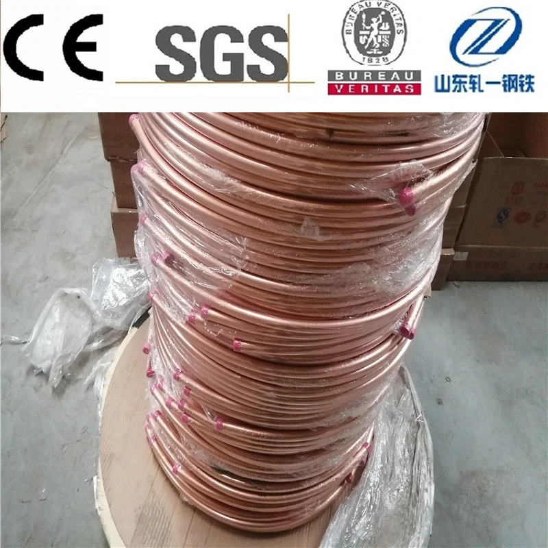 C11000 C10100 AC Refrigerator 4mm 6mm Copper Tube