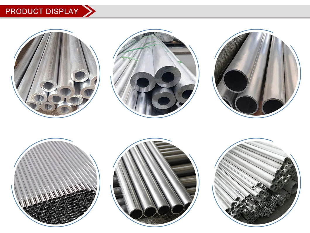 Cold Drawn Grade 6061 6063 6082 for Construction Aluminum Round Pipe/Tube