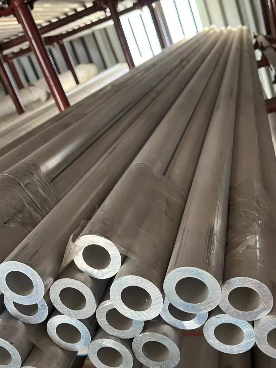 2-1/2&quot; Sch 40 (2.875 OD X. 203 wall) Polished Aluminum Pipe 7050 Aluminum Tube Quality Assurance