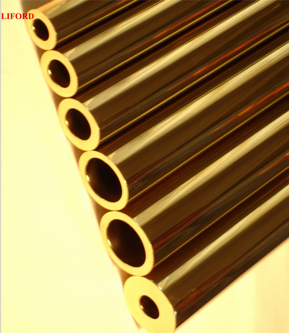 ASTM Customized Seamless C2680 Round Square Admiralty Brass Tube