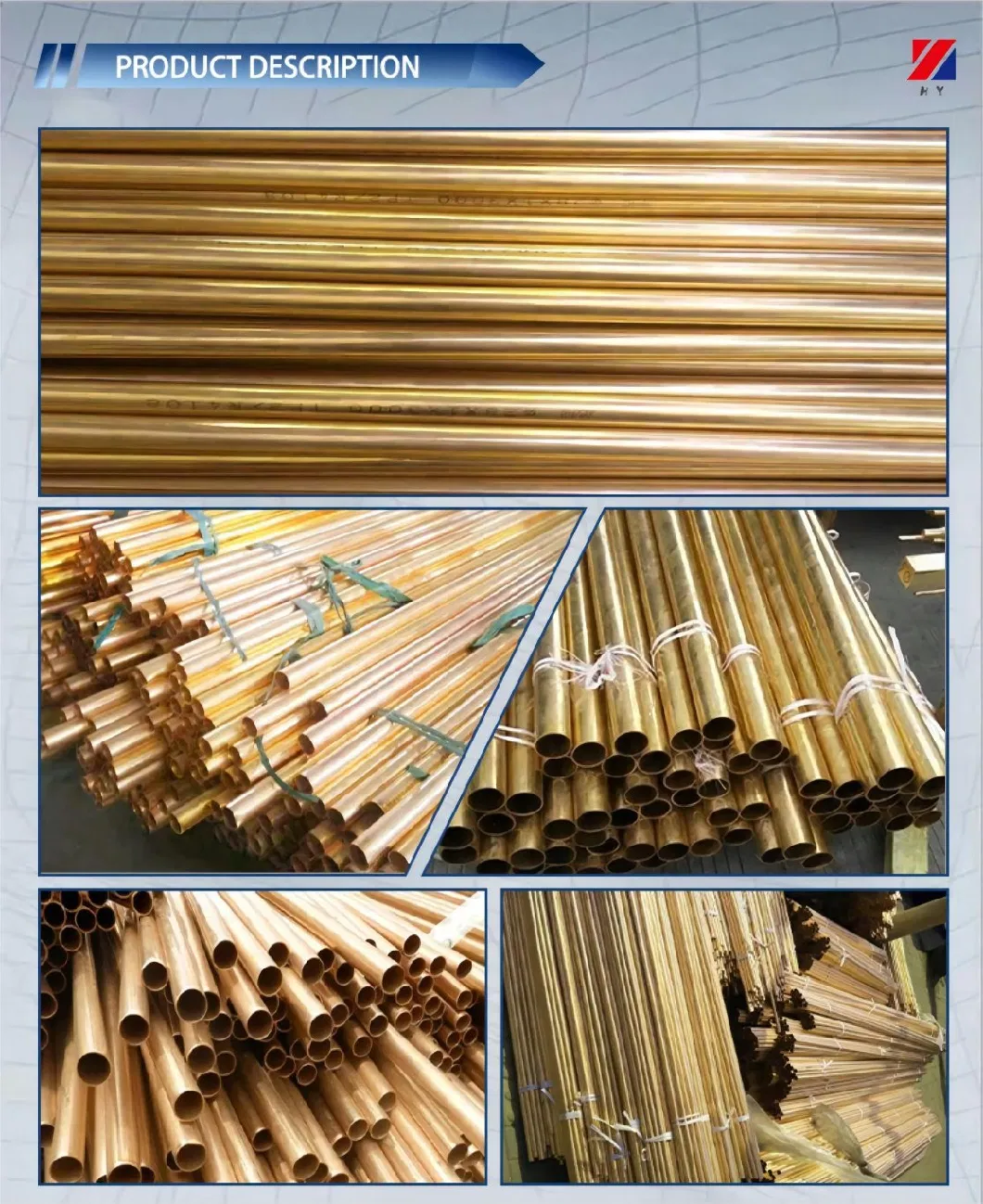 Brass Tube/Pipe Cuzn37/ Cuzn35/ Cuzn30/ Cuzn15 in Stock