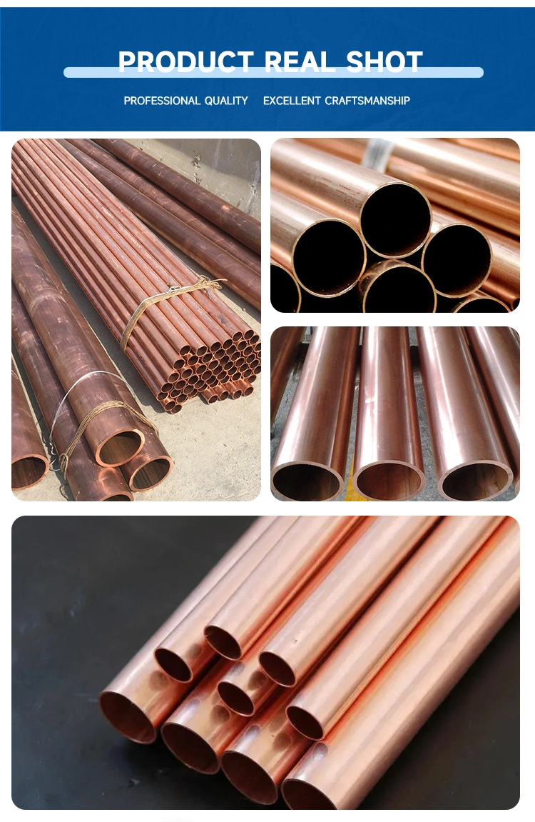 ASTM Brass Red Bronze Copper Seamless Tube with B88 C12200 for Water System