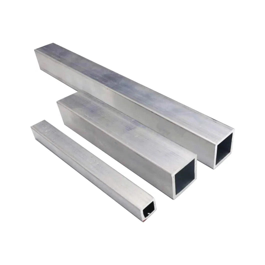 6063 6061 Mill Finished Decorative Square Aluminium Pipe and Hanging Ceiling Rectangular Aluminum Tube with Any Size