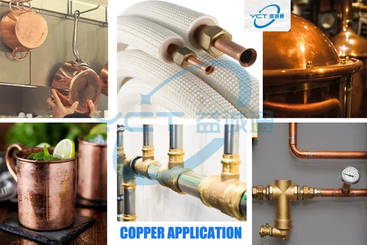 C11000 AC Flexible Seamless Pancake Copper Pipe Coils Soft Copper Heat Pipe in Coils