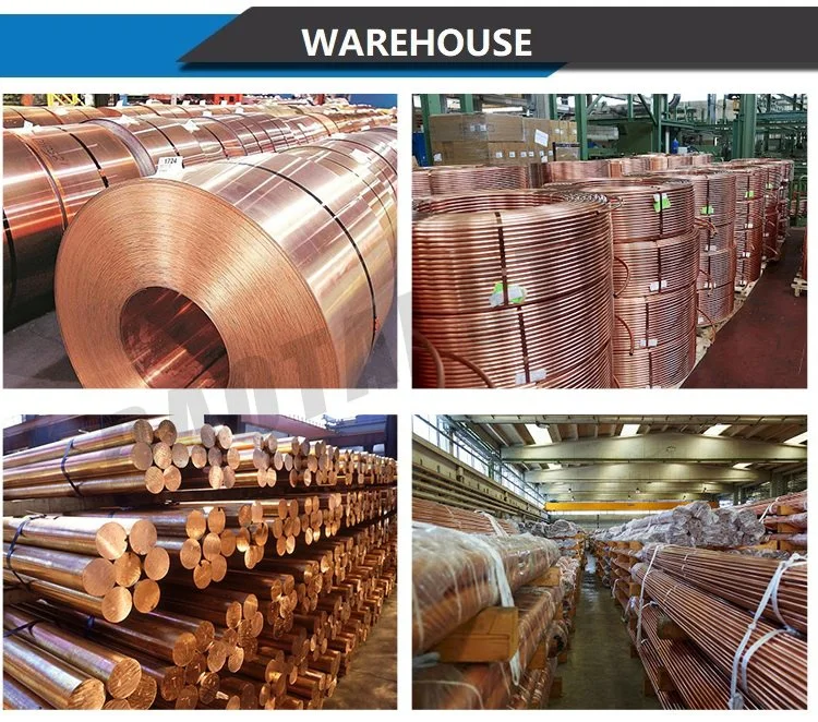 Customized Various Large Diameter Seamless Cooper Nickel Alloy Tube Copper Pipe