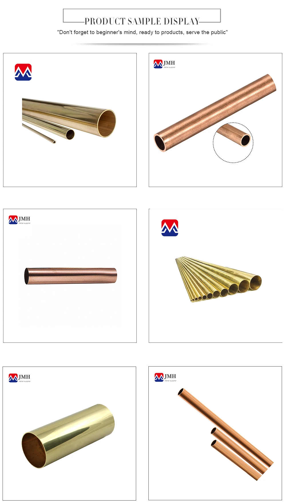 Copper Round Pipes in Coils T2 C1100 C1020 C1200 C5191 C105 C10100 Cu ETP H Brass Tube ASTM B111 C68700 Copper Tubes