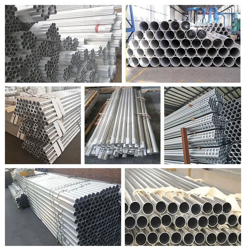 Aluminium Alloy Hollow Pipe Extruded Profile Square Aluminum Tube