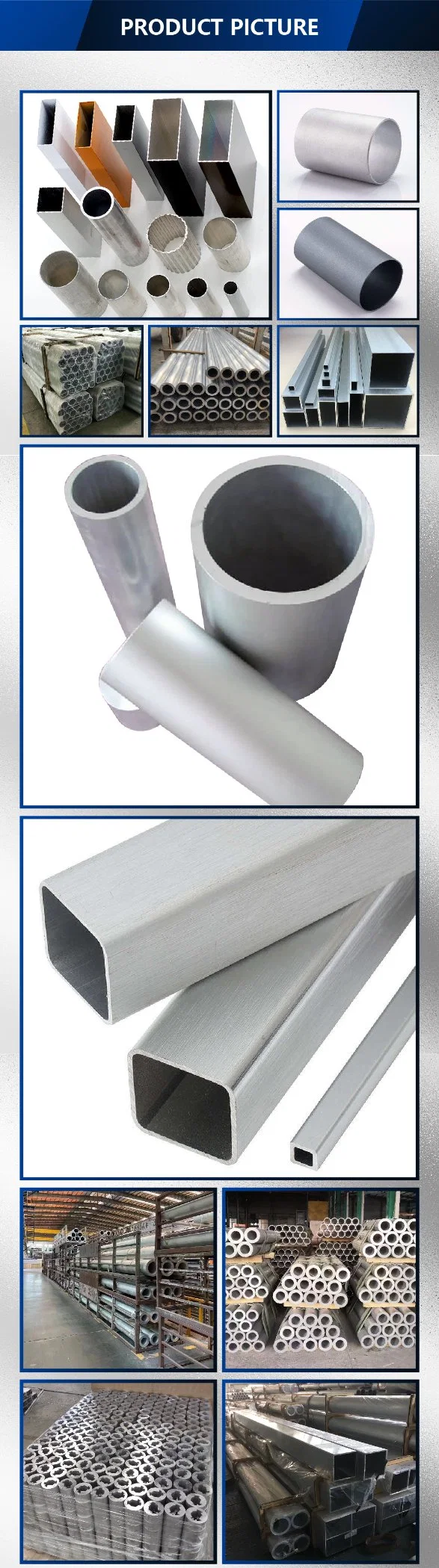 Aluminum Pipe 2024, Aluminum Tube Manufacturer Mill Finish, Polished